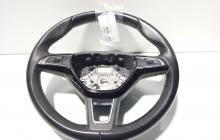 Volan piele cu comenzi, cod 3V0419091L, Skoda Superb III (3V3) (id:694428)