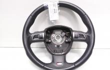 Volan piele cu padele si comenzi, cod 8P0419091, Audi Q5 (8RB) (id:697320)
