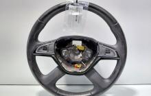 Volan piele cu comenzi, cod 3T0419091AH, Skoda Superb II Combi (3T5) (idi:697792)
