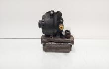 Carcasa filtru ulei cu racitor ulei, cod 1C1Q-6B624-AG, Ford Mondeo 3 (B5Y) 2.0 TDCI, N7BA (id:702226)