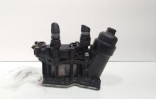 Carcasa filtru ulei cu racitor ulei, cod 70377932, 8507626, Bmw 3 (F30) 2.0 diesel, N47D20C (id:702361)