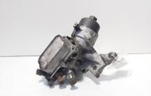 Carcasa filtru ulei cu racitor ulei, cod 55220802, Alfa Romeo Mito (955) 1.4 benz, 199A6000 (id:703627)