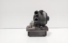 Carcasa filtru ulei cu racitor ulei, cod 1C1Q-6B624-AG, Ford Mondeo 3 (B5Y) 2.0 TDCI, N7BA (id:704968)