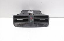 Grila aer bord centrala cu buton de avarii, cod 5L0820951, Skoda Yeti (5L) (id:708653)