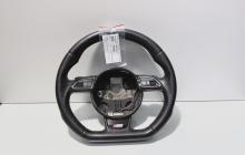 Volan piele perforata cu comenzi si padele, cod 8K0419091CP, Audi A4 Avant (8K5, B8) (id:712756)