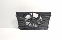 Electroventilator cu releu, cod 1K0121203AN, 1K0121205AF, Vw Golf 6 (5K1) (id:721123)