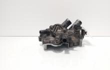 Pompa apa cu corp termostat, cod 04E121042AD, Skoda Rapid Spaceback (NH1) 1.0 TSI, DKR (idi:721033)