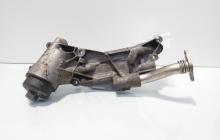 Carcasa filtru ulei cu racitor ulei, cod GM12992593, Opel Signum, 1.8 Benz, Z18XER (id:672676)