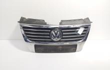Grila bara fata centrala cu sigla si loc de senzori, Vw Passat (3C2) (id:723485)