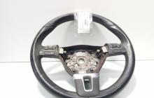 Volan piele cu comenzi, cod 3C8419091BE, Vw Passat (362) (id:687323)