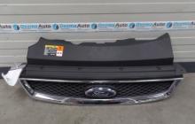 Grila bara fata centrala cu sigla, 4M51-8138-AE, Ford Focus 2, 2004-2011