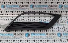 Grila proiector dreapta bara fata, 6J0853666E, Seat Ibiza 5 Sportcoupe (6J1)