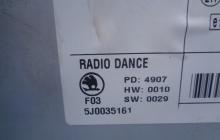 Radio cd, 5J0035161, Skoda Roomster (5J)
