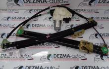 Macara cu motoras stanga fata, 8K0837461, 8K0959801, Audi A4 Allroad (8KH, B8)