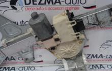 Macara cu motoras dreapta spate, 9647444280, Citroen C4 sedan