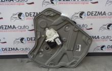 Macara cu motoras dreapta spate 1Z0839656C, 1K0959704J, Skoda Octavia 2 (1Z3) 2004-2013 (id:222910)