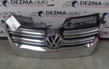 Grila bara fata centrala cu sigla, 1K5853651, Vw Golf 5 Variant