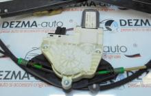 Macara cu motoras stanga fata 8K0837461, 8K0959801, Audi A4 Allroad (8KH, B8)