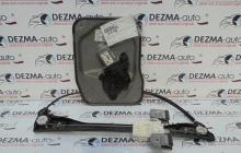 Macara cu motoras stanga fata, 5J2837401B, 6Q1959802E, Skoda Fabia 2 (5J)