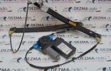 Macara cu motoras stanga fata, 8E0837461A, 0130821765, Audi A4 (8E2, B6) (id:263043)