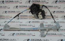 Macara cu motoras stanga 9634456980, 0130821767, Peugeot 307 (3A/C)