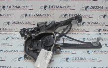 Macara cu motoras stanga fata 6J4837401C, Seat Ibiza 5 Sportcoupe (6J1)