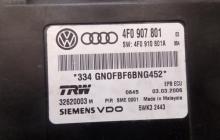 Calculator frana de mana, 4F0907801, Audi A6, 4F, 2004-2011 (id.162339)