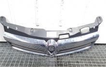 Grila bara centrala cu sigla, Opel Astra H Combi, cod GM13225791