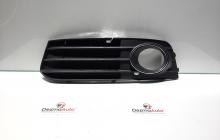 Grila proiector stanga, Audi A4 Avant (8K5, B8) [Fabr 2008-2015], 8KD807681 (id:444689)