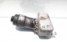 Carcasa filtru ulei cu racitor ulei, Opel Astra G Combi (F35) [Fabr 1998-2004] Y20DTH, GM90571672 (id:447581)