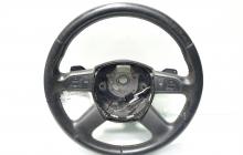 Volan piele cu comenzi si padele (4 spite), cod 4F0419091DD, Audi A6 (4F2, C6)