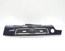 Grila aer bord centrala cu buton avarii, cod 9115860, Bmw 7 (F01, F02) (id:466187)