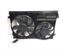 Grup electroventilatoare, cod 1K0121207AD, VW Golf 5 Plus (5M1), 2.0 TDI, BMM (idi:472104)