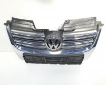 Grila bara fata centrala cu sigla cromata, cod 1K5853651, Vw Golf 5 Variant (1K5) (id:473480)