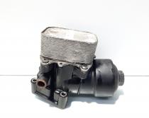 Carcasa filtru ulei cu racitor ulei, cod 03L115389C, 03L117021C, Audi, 1.6 TDI, CAY (idi:505503)