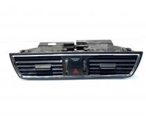 Grila aer bord centrala cu buton avarii, cod 5JA820951B, Seat Toledo 4 (KG3) (id:521580)