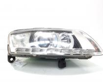 Far dreapta cu lupa, xenon si led, cod 4F0941004, Audi A6 (4F2, C6) facelift, vol pe st (id:558460)