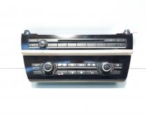 Panou comanda radio CD si climatronic, cod 9236478, Bmw 5 (F10) (id:564241)