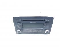Radio CD, cod 8P0035186AB, Audi A3 Cabriolet (8P7) (id:586242)