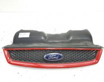 Grila bara fata centrala sus cu sigla, cod 4M51-8200-AJ, Ford Focus 2 (DA) (id:614024)