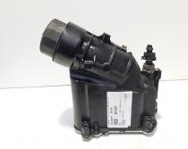 Carcasa filtru ulei cu racitor ulei, cod 7807799, Bmw 3 (F30), 2.0 diesel, N47D20B (id:621297)