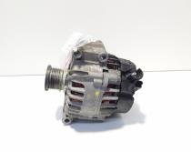 Alternator 120A Valeo, cod V757651380, Peugeot 207 (WA), 1.6 benz, 5FW (pr:110747)