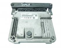 Calculator motor ECU, cod 045906013AL, 0281016627, Skoda Fabia 2 Combi (5J, 545) 1.4 TDI, BMS (id:650565)