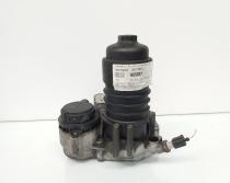 Carcasa filtru ulei cu racitor ulei, cod 059115397L, Audi A6 (4F2, C6), 3.0 TDI, BMK (id:665027)