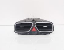 Grila aer bord centrala cu buton avarii, cod 1Q0819735C, Vw Eos (1F7, 1F8) (id:666135)