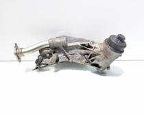 Carcasa filtru ulei cu racitor ulei, cod GM12992593, Opel Signum, 1.8 benz, Z18XER (id:672676)