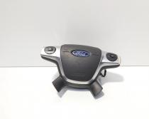 Airbag volan cu comenzi, cod AM51-R042B85-BEW, Ford Focus 3 Sedan (idi:671876)