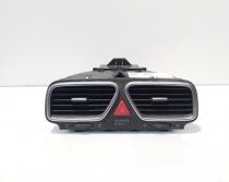 Grila aer bord centrala cu buton avarii, cod 1Q0819735C, Vw Eos (1F7, 1F8) (id:680428)