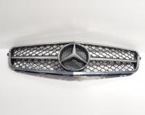 Grila bara fata centrala cu sigla, Mercedes Clasa C (W204) facelift (id:685311)