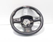 Volan piele cu padele si comenzi, cod 8P0419091, Audi Q5 (8RB) (id:688933)